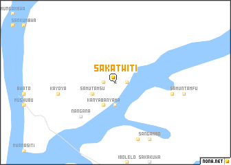 map of Sakatwiti