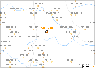 map of Sakave