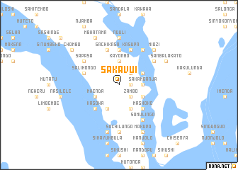map of Sakavui