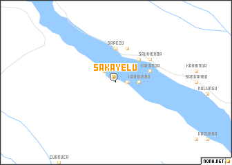 map of Sakayelu