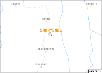 map of Sakayembe