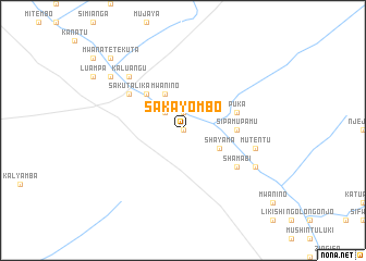 map of Sakayombo