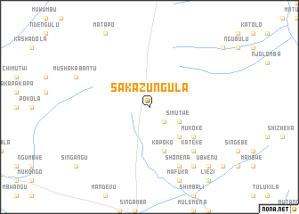 map of Sakazungula