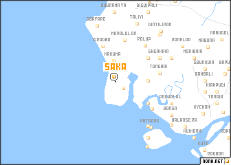 map of Saka