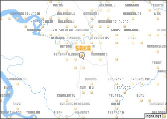 map of Saka