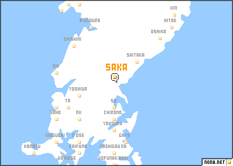 map of Saka