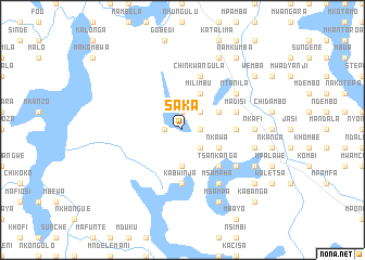 map of Saka