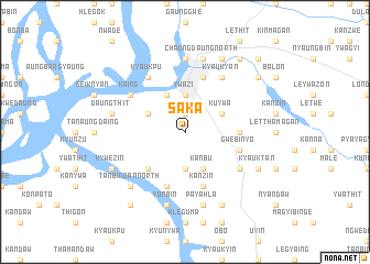 map of Saka