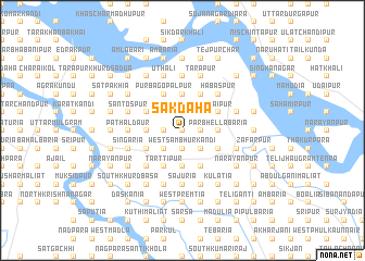 map of Sākdaha