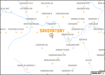 map of Sakenatoby