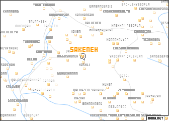 map of Sākeneh