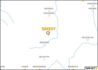 map of Sakeny