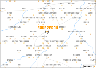 map of Sakérérou