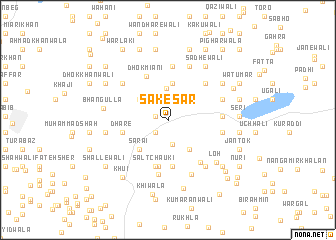 map of Sakesar