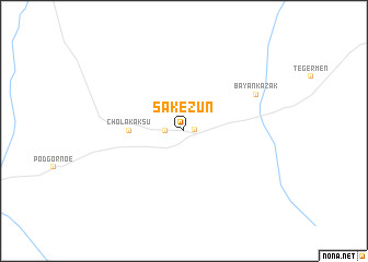 map of Sakezun