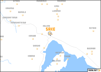 map of Sake