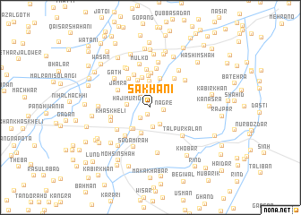 map of Sakhāni