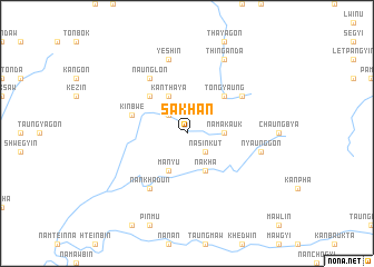 map of Sakhan