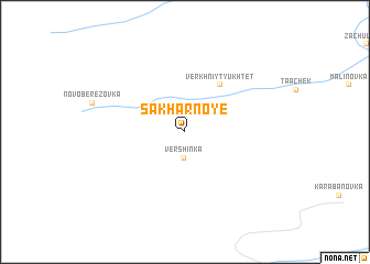 map of Sakharnoye