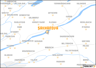 map of Sakharova