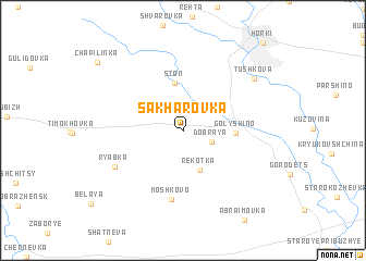 map of Sakharovka
