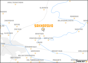 map of Sakharovo