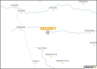 map of Sakhary