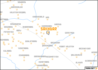 map of Sakhdar