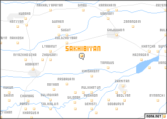 map of Sakhibiyan