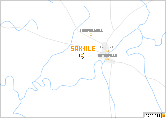 map of Sakhile