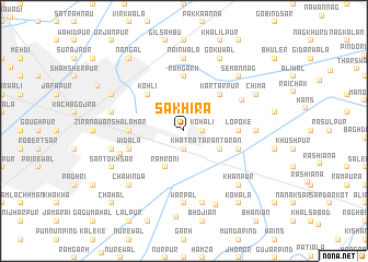 map of Sakhira