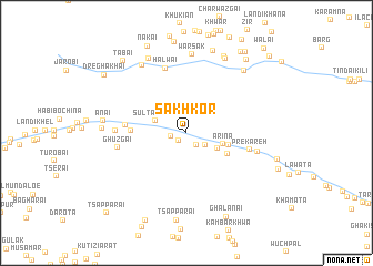 map of Sakh Kor