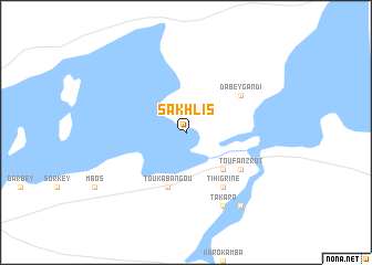 map of Sakhlis