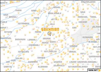 map of Sakhniān