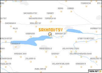 map of Sakhnovtsy