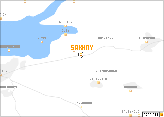 map of Sakhny