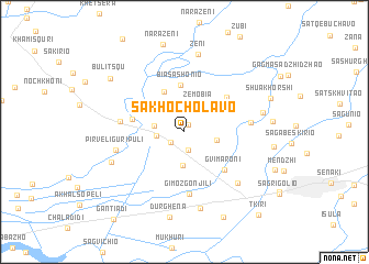 map of Sakhocholavo