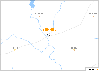 map of Sākhol