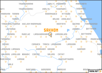 map of Sa Khom