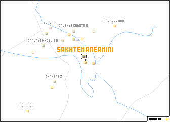 map of Sākhtemān-e Amīnī