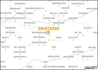 map of Sākhtemān