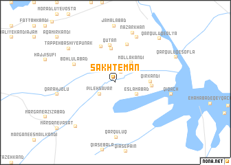 map of Sākhtemān