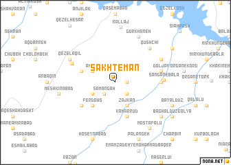 map of Sākhtemān