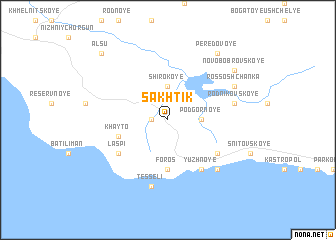 map of Sakhtik