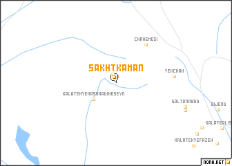 map of Sakht Kamān