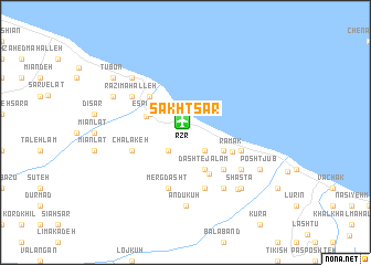 map of Sakht Sar