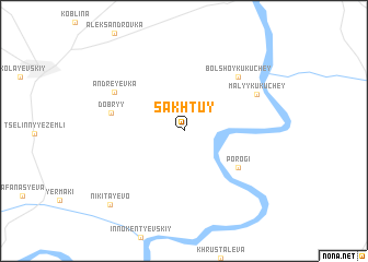map of Sakhtuy