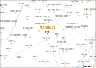 map of Sakhwāl