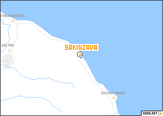map of Sakidzava