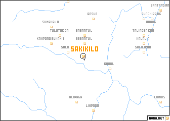 map of Sakikilo